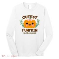 Cutest Pumpkin In The Patch October Long Sleeve Shirt thumb 0