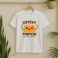 Cutest Pumpkin In The Patch October T-Shirt thumb 2
