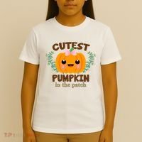 Cutest Pumpkin In The Patch October T-Shirt thumb 4