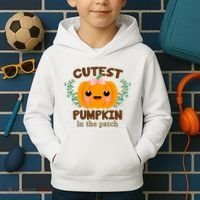 Cutest Pumpkin In The Patch October Kids Hoodie thumb 2
