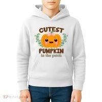 Cutest Pumpkin In The Patch October Kids Hoodie thumb 4