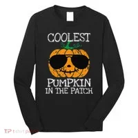 Coolest Pumpkin In The Patch Halloween Long Sleeve Shirt thumb 0