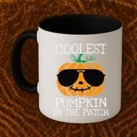 Coolest Pumpkin In The Patch Halloween Coffee Mug thumb 2
