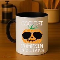 Coolest Pumpkin In The Patch Halloween Coffee Mug thumb 4