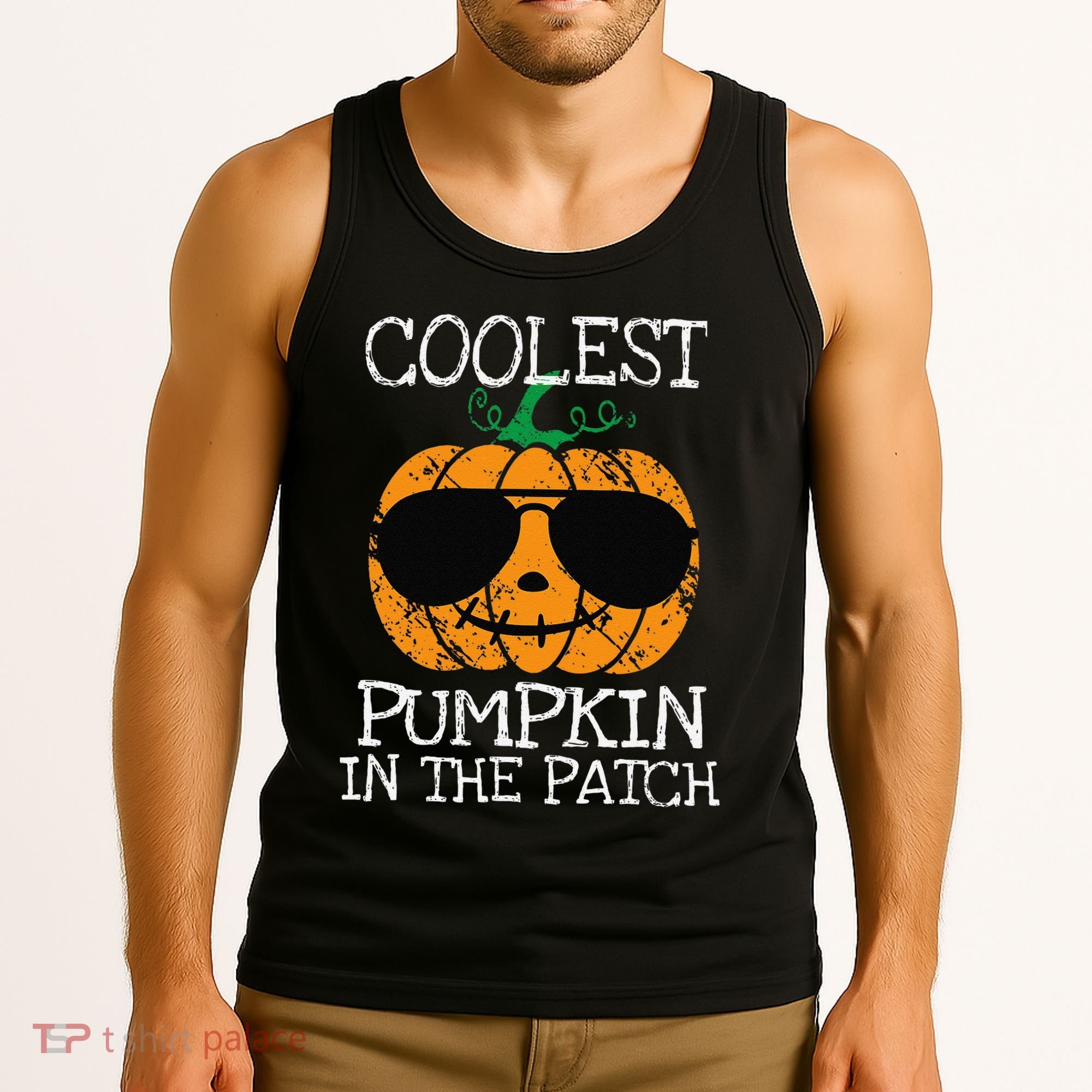 Coolest Pumpkin In The Patch Halloween Tank Top