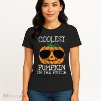 Coolest Pumpkin In The Patch Halloween Women's T-Shirt thumb 4