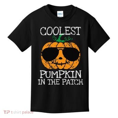 Coolest Pumpkin In The Patch Halloween Kids T-Shirt