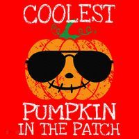 Coolest Pumpkin In The Patch Halloween Santa Hat thumb 1