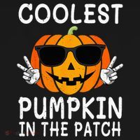 Coolest Pumpkin In The Patch Funny Halloween Doggie Tank thumb 4