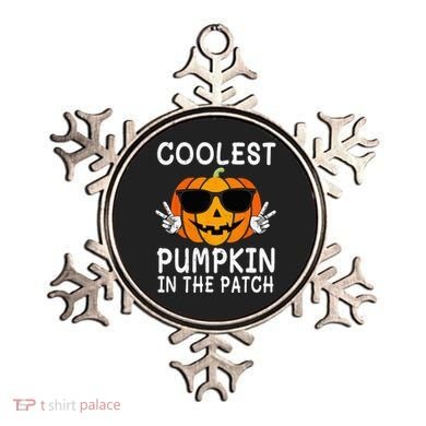 Coolest Pumpkin In The Patch Funny Halloween Ornament