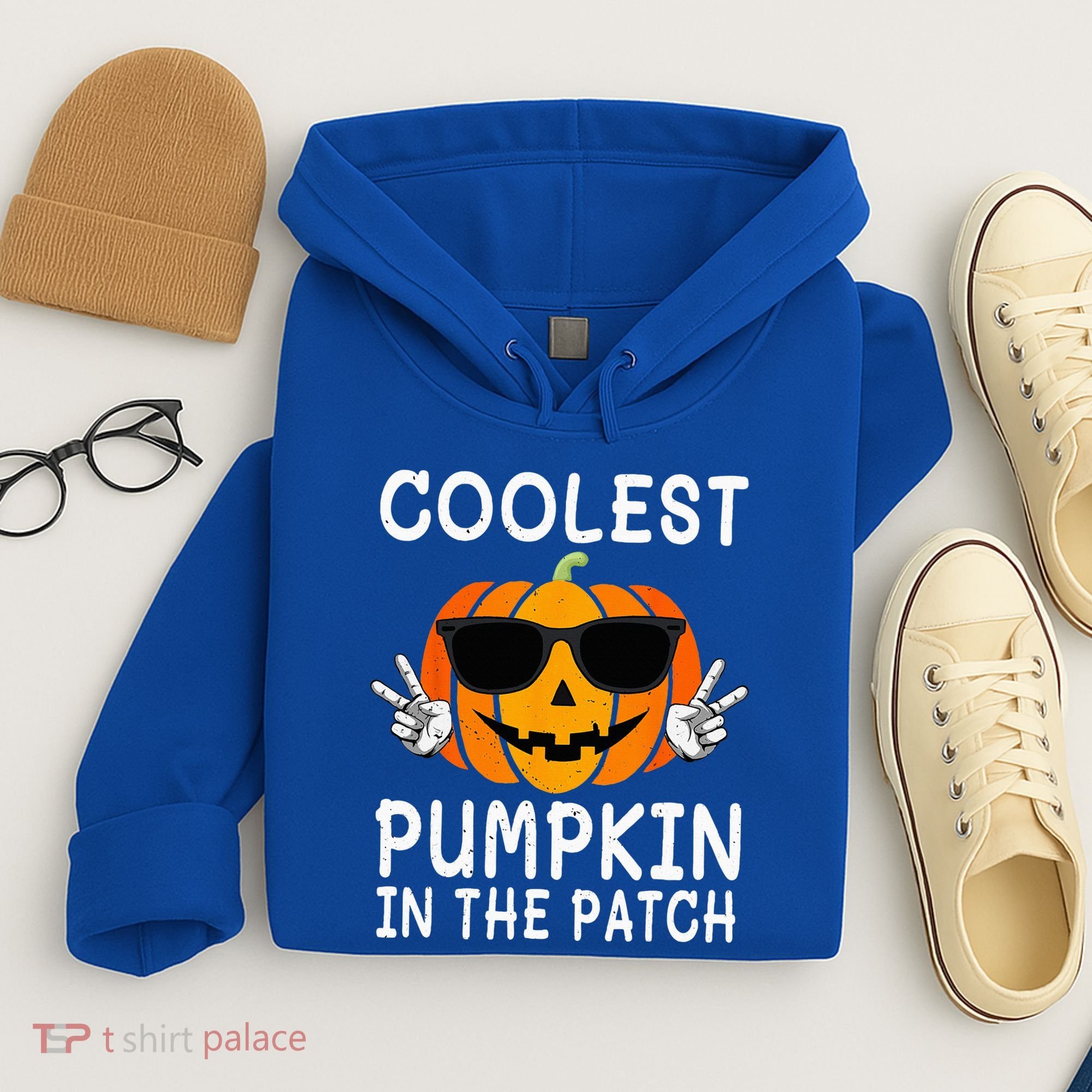 Coolest Pumpkin In The Patch Funny Halloween Hoodie