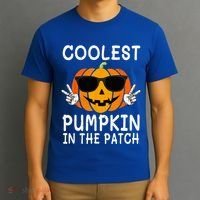 Coolest Pumpkin In The Patch Funny Halloween T-Shirt thumb 3