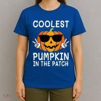 Coolest Pumpkin In The Patch Funny Halloween T-Shirt thumb 4