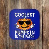 Coolest Pumpkin In The Patch Funny Halloween Coaster thumb 0