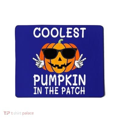 Coolest Pumpkin In The Patch Funny Halloween Mousepad