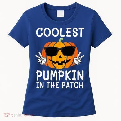 Coolest Pumpkin In The Patch Funny Halloween Women's T-Shirt