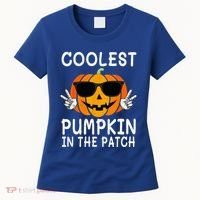 Coolest Pumpkin In The Patch Funny Halloween Women's T-Shirt thumb 0