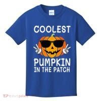 Coolest Pumpkin In The Patch Funny Halloween Kids T-Shirt thumb 0