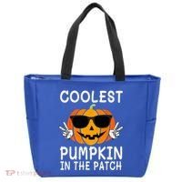 Coolest Pumpkin In The Patch Funny Halloween Tote Bag thumb 0