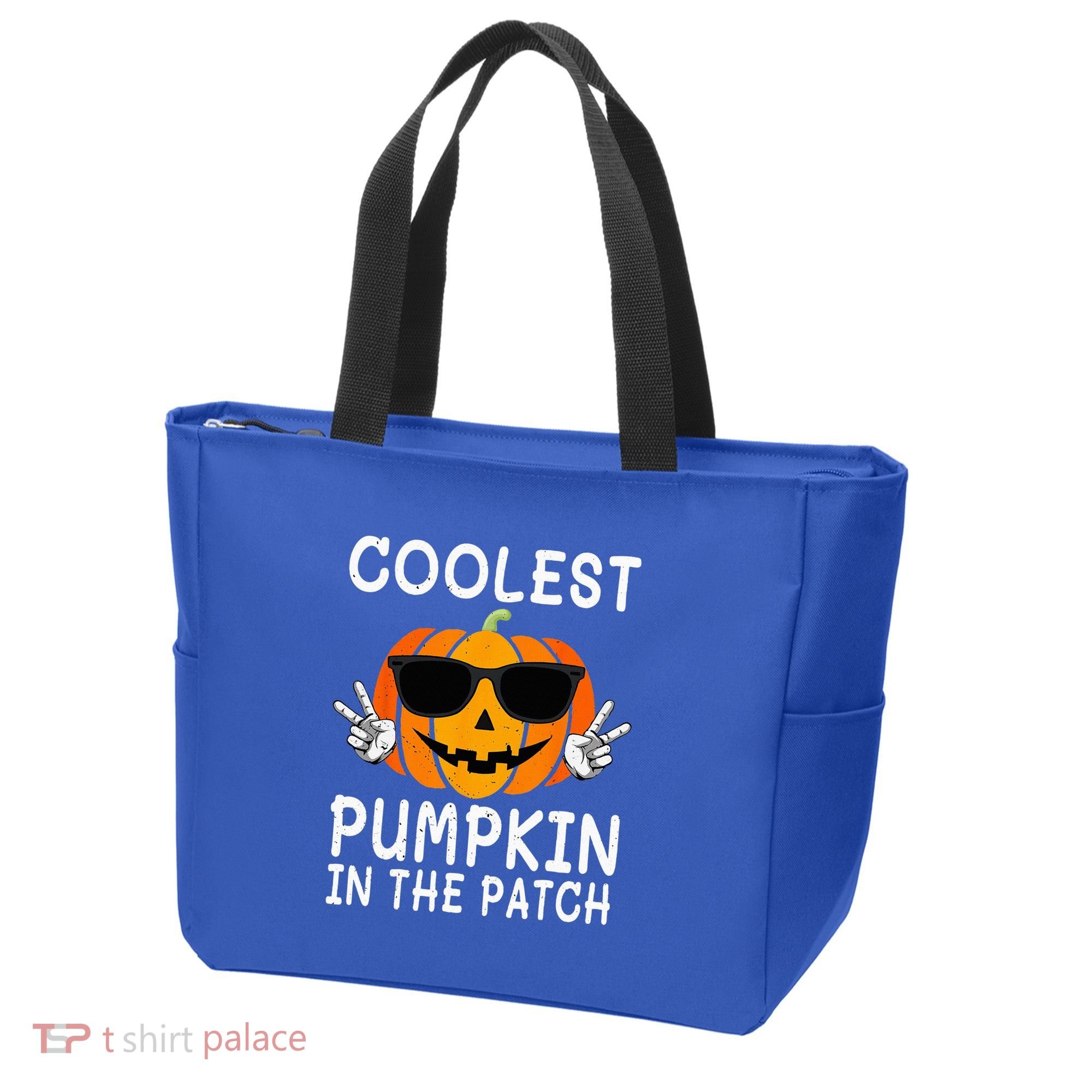 Coolest Pumpkin In The Patch Funny Halloween Tote Bag