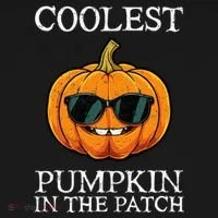 Coolest Pumpkin In The Patch Halloween Women's Hoodie thumb 2