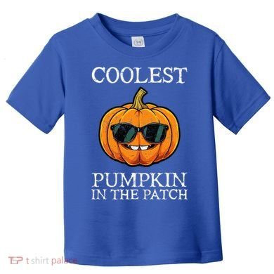 Coolest Pumpkin In The Patch Halloween Toddler T-Shirt
