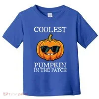 Coolest Pumpkin In The Patch Halloween Toddler T-Shirt thumb 0
