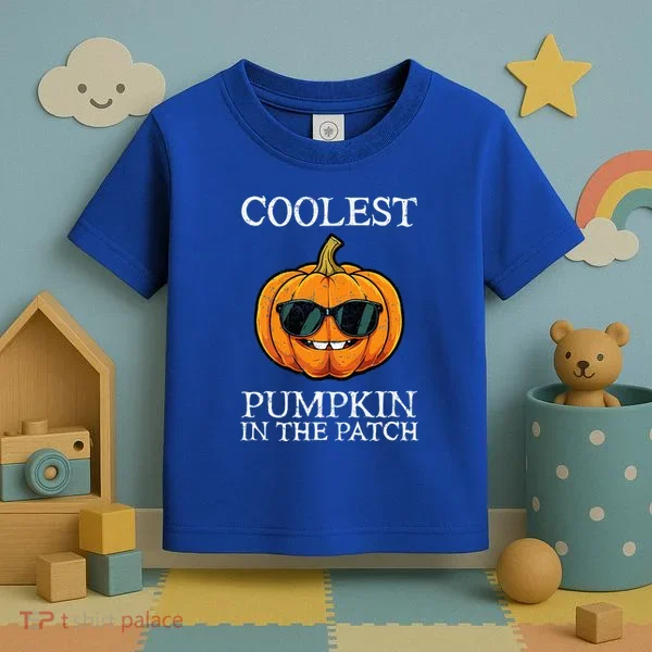 Coolest Pumpkin In The Patch Halloween Toddler T-Shirt