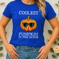 Coolest Pumpkin In The Patch Halloween Women's T-Shirt thumb 2