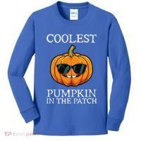 Coolest Pumpkin In The Patch Halloween Kids Long Sleeve Shirt thumb 0