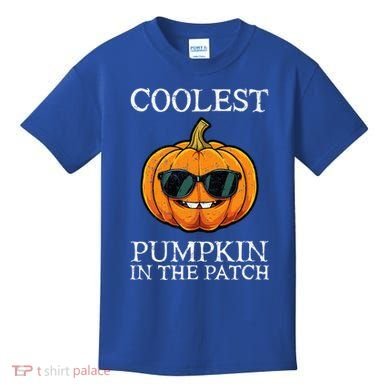 Coolest Pumpkin In The Patch Halloween Kids T-Shirt