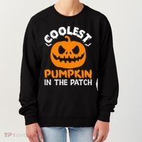 Coolest Pumpkin In The Patch For Halloween Fans Gift Women's Sweatshirt thumb 0