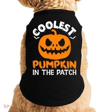 Coolest Pumpkin In The Patch For Halloween Fans Gift Doggie Tank