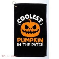 Coolest Pumpkin In The Patch For Halloween Fans Gift Golf Towel thumb 0