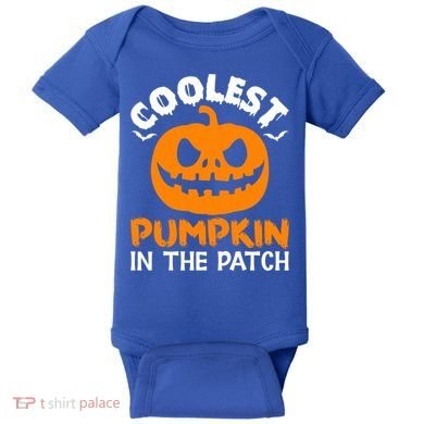 Coolest Pumpkin In The Patch For Halloween Fans Gift Baby Bodysuit