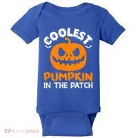 Coolest Pumpkin In The Patch For Halloween Fans Gift Baby Bodysuit thumb 0