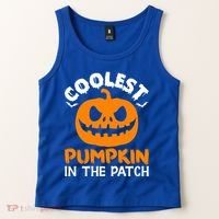 Coolest Pumpkin In The Patch For Halloween Fans Gift Tank Top thumb 2