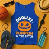 Coolest Pumpkin In The Patch For Halloween Fans Gift Tank Top thumb 4