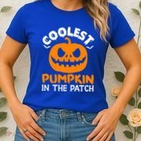 Coolest Pumpkin In The Patch For Halloween Fans Gift Women's T-Shirt thumb 2
