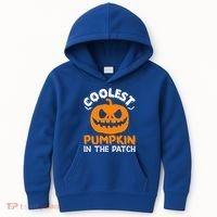 Coolest Pumpkin In The Patch For Halloween Fans Gift Kids Hoodie thumb 0