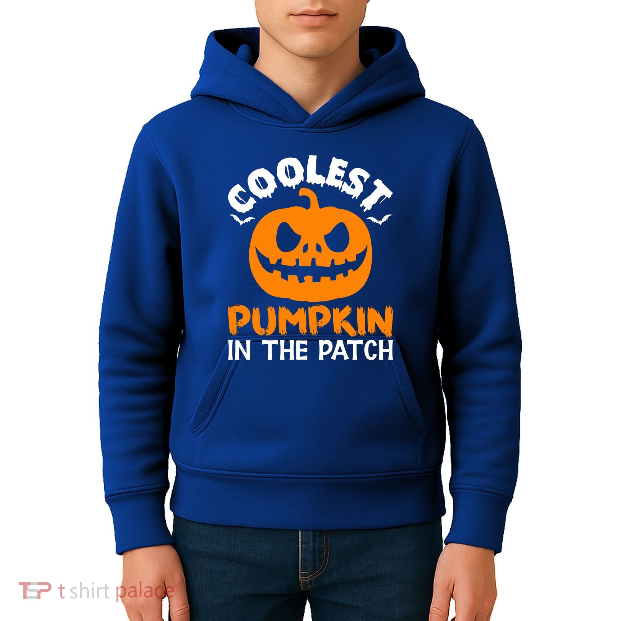 Coolest Pumpkin In The Patch For Halloween Fans Gift Kids Hoodie