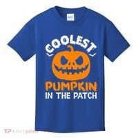 Coolest Pumpkin In The Patch For Halloween Fans Gift Kids T-Shirt thumb 0