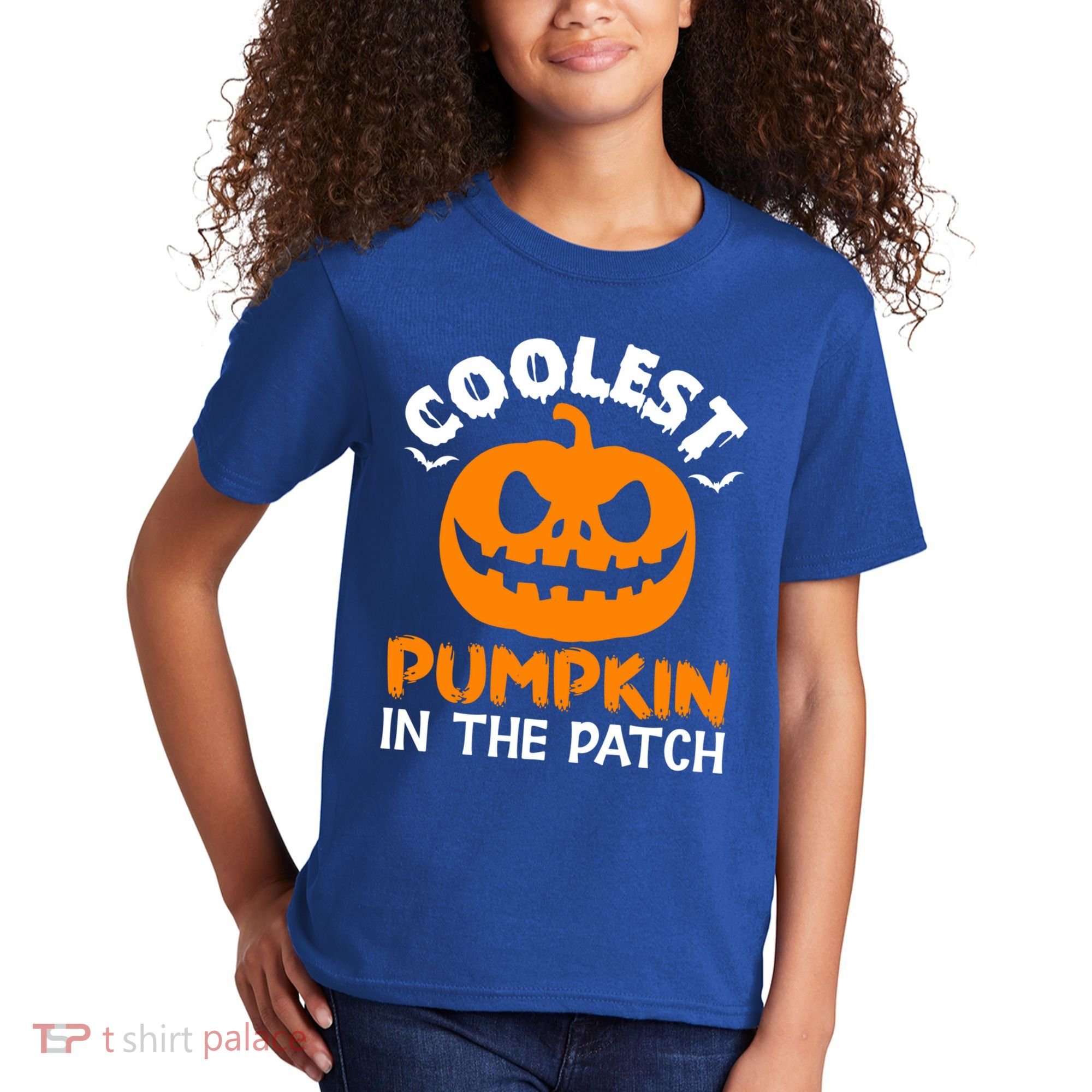 Coolest Pumpkin In The Patch For Halloween Fans Gift Kids T-Shirt