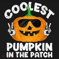 Coolest Pumpkin In The Patch Funny S Halloween Gift Doggie Tank thumb 4
