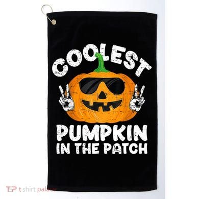 Coolest Pumpkin In The Patch Funny S Halloween Gift Golf Towel