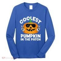 Coolest Pumpkin In The Patch Funny S Halloween Gift Long Sleeve Shirt thumb 0
