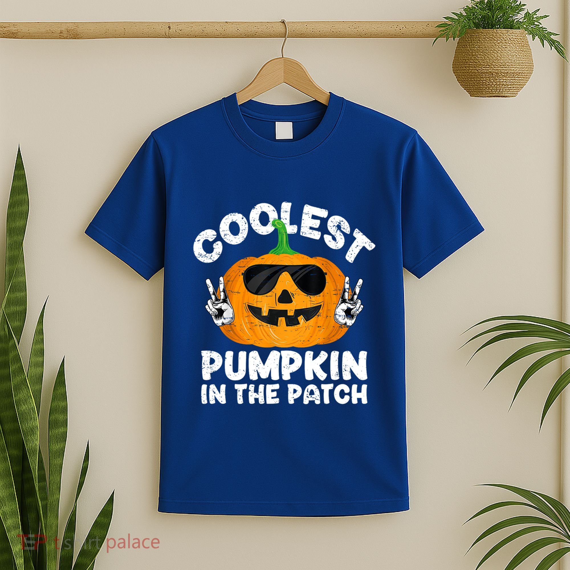 Coolest Pumpkin In The Patch Funny S Halloween Gift T-Shirt