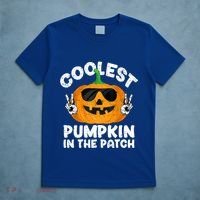 Coolest Pumpkin In The Patch Funny S Halloween Gift T-Shirt thumb 5