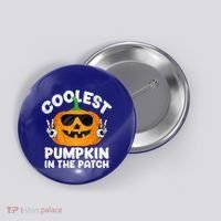 Coolest Pumpkin In The Patch Funny S Halloween Gift Button thumb 0