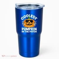 Coolest Pumpkin In The Patch Funny S Halloween Gift Tumbler thumb 0